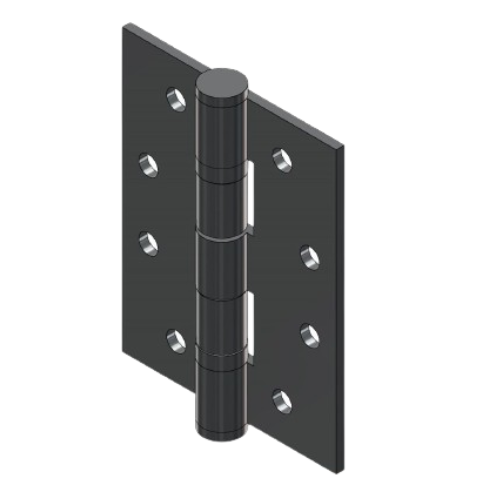 Butt Hinges – R-Gun Welded Hinges, Matt, Stainless Steel, (W) 1.25 (H) 4.00 in