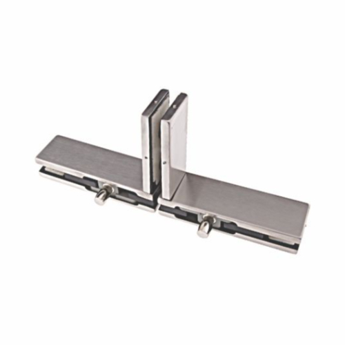 Over Panel Connector For Back To Back Doors, Stainless Steel Satin, Stainless Steel, (L) 328.00 (H) 51.00 mm