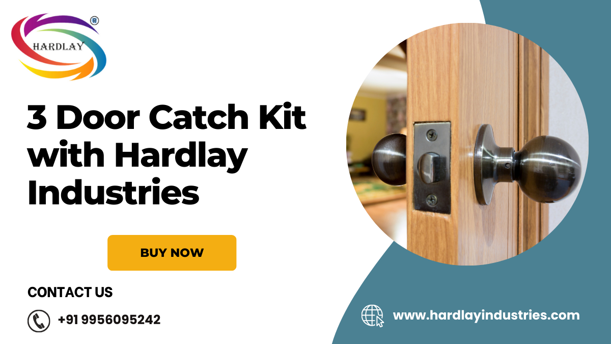 3 Door Catch Kit with Hardlay Industries